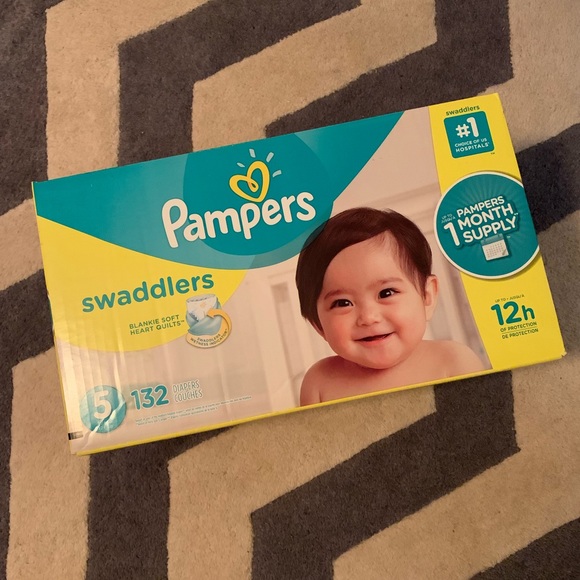 Pampers Accessories Pampers Swaddlers Size 5 Month Supply Poshmark